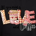 thumbnail image 3 of CafePress - All You Need Is Love And Coffee Sweatshirt - Pullover Hoodie, Classic, Comfortable Hooded Sweatshirt, 3 of 4