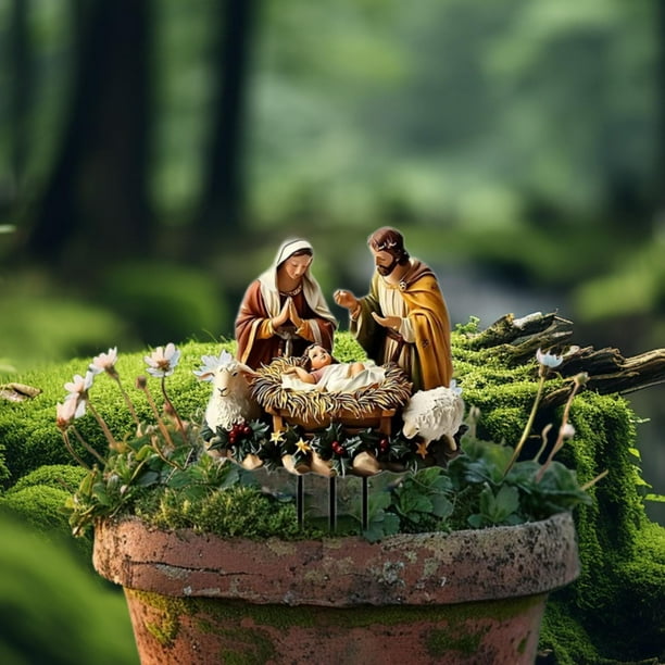 Letreros Para Jardín Con De Jesús, Estacas Para Decoración De Jardín, Paisaje Y Césped