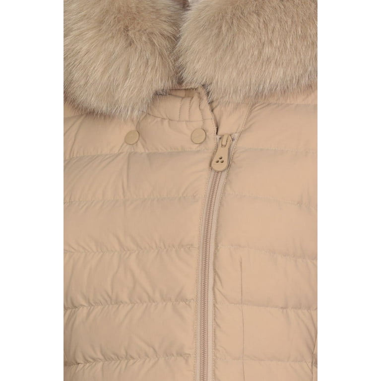 ジャケット PEUTEREY SERIOLA ML 04 FUR808 Jackets Peuterey Woman Long Down Jacket 'Seriola Ml 04' Brown Sizes