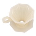 thumbnail image 2 of ZOUSSIQI Filtre à Café en Résine Sans Papier Réutilisable Octogonal pour Cafetière avec Poignée pour V60 Beige JU316-72974, 2 of 13