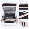 thumbnail image 3 of Unique Bargains Reusable Lunch Bag Insulated Lunch Bag Leakproof Lunch Box Black, 3 of 6