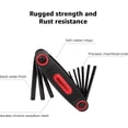 thumbnail image 3 of Basics Folding Hex Key Set - 3-Pack, Metric/SAE/TORX，Combining tools applicable set, 3 of 5