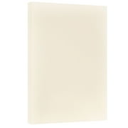 JAM Paper & Envelope Vellum Bristol 67lb Cardstock, 11 x 17 Ledger Size, Crme White, 50/Pack