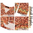thumbnail image 6 of Fantaslook Roll Up Blouses for Women Dressy Casual Long Sleeve Tunic Tops V Neck Shirts Work Blouses, 6 of 9