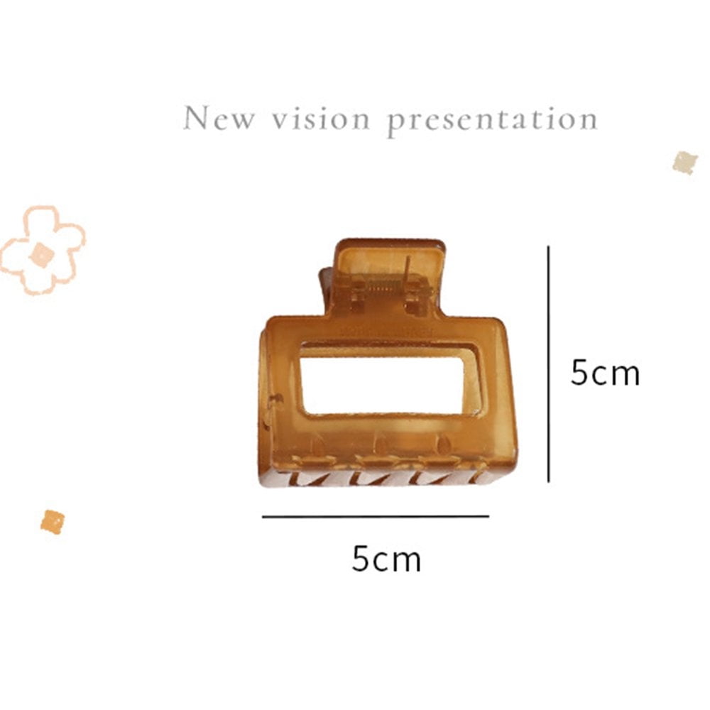 starynighty Hair Claw Clips, 2 Inch Square Small Hair Clips for Thick