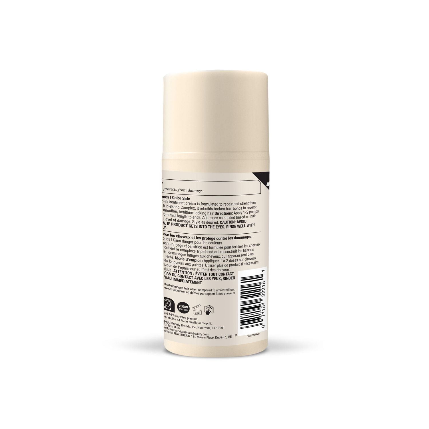 Hask Repair Series Bond Building Leave-In Treatment Cream. Up to 85% Damage Repair