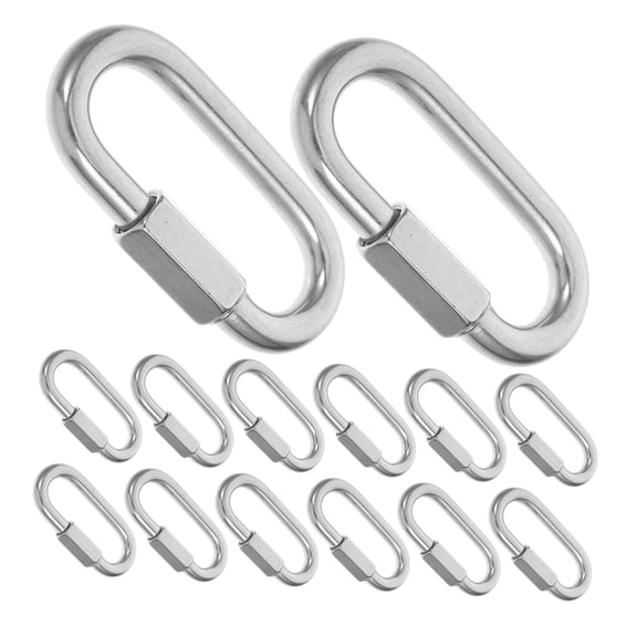 Quick Link Chain Connector 20pcs Heavy Duty Galvanized Iron for Chains and Ropes