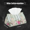 thumbnail image 5 of Logiee Vintage Wood with Floral Print Tissue Box Cover,Stylish Tissue Box Holder Decorative Tissue Cover for Bathroom Toilet Bedroom Living Room Table Desk Office, 5 of 7