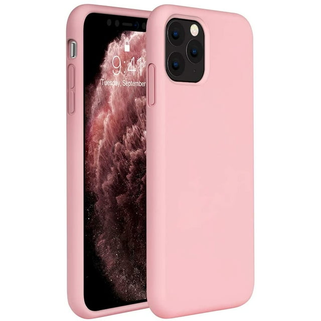 Étui en Silicone Liquide Compatible avec iPhone 11 Pro Max 6.5 Pouces (2019), Protection Intégrale en Gel Caoutchouc Antichoc Étui Anti-Chute