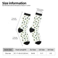 thumbnail image 6 of Uemuo Cute Avocado Yoga Pattern Women's Crew Socks, Soft Durable Breathable Moisture-Wicking with Odor Control Cotton socks, 6 of 9