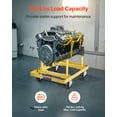 thumbnail image 2 of VEVOR Engine Stand, 750 LBS Load Capacity Engine Motor Stand with Adjustable Width & Length, Heavy-Duty Steel Motor Holder with 4 Swivel Casters and 2 Ratchet Straps, Suitable for Most Engines, 2 of 9