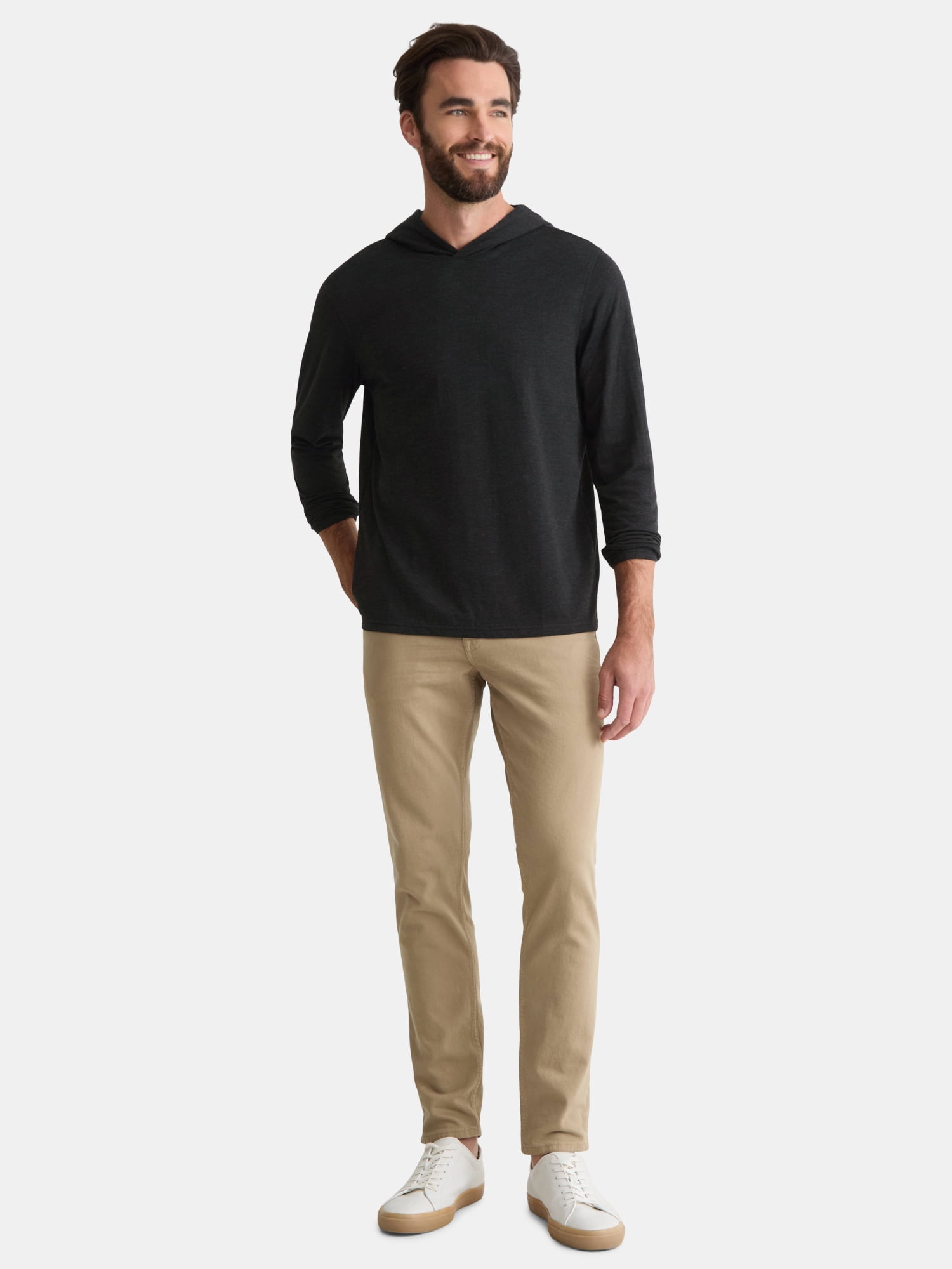 George Men's and Big Men's Pullover Hoodie with Long Sleeves, Sizes S-3XL