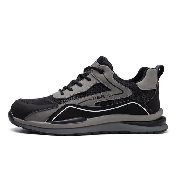 AUXDIQ Safety Trainers Men's Steel Toe Cap Trainers Lightweight Safety Shoes for men Breathable Work Boots