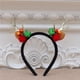 thumbnail image 1 of Diademas para mujer, diadema cuadrada con diseño de ciervos navideños, flores de nieve, accesorios para niñas, diadema para el cabello, accesorios de fotografía, diadema divertida., 1 of 4