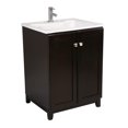 thumbnail image 4 of Design House 612689 Shorewood 2-Door Laundry Cabinet with Solid White Laundry Sink, Ready to Assemble, 25x37x22, Espresso, 4 of 14