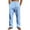 Light Blue1, variant on Maean Men Wide Leg Pant Palazzo Causal Summer Elastic Waist Lightweight Breathable Pants with Pockets
