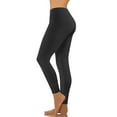 thumbnail image 2 of QETYUW Womens Yoga Pants High Waist Tummy Control Yoga Leggings Plus Size Butt Lifting Bottoms Solid Color Active Workout Pant, 2 of 8