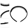 thumbnail image 4 of Unique Bargains 4Pcs Teeth Comb Headbands for Women Non-Slip Head Bands Ladies Hair Hoop Green Pink Beige Black, 4 of 7