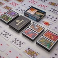 thumbnail image 2 of Rado Switzerland Premier Plastic Playing Cards Set Of 6 | For Adult - Bridge Size, Multicolor Cards Packed In Three Piece Pvc Containers, Cards For Card Games, Poker & Rummy | Playing Cards, 2 of 5