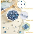 thumbnail image 4 of 180Pcs Glass Beads AB Color Beads for Jewelry Making Assorted Loose Beads with Container Box for Necklaces Bracelets Earrings Bulk Beads for DIY Crafts Blue, 4 of 8