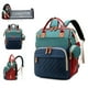 thumbnail image 1 of Awanhe Mochila para pañales de bebé con cambiador, bolsas impermeables para bebés para niños y niñas, puerto de carga USB, regalos para baby shower, RGB, 1 of 5