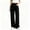 Black, variant on TKKCS Girls Baggy Straight Jeans Loose Fit Pull On Casual Elastic High Waist Washed Denim Pants Blue 9-10 Years