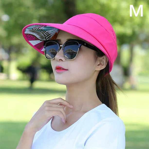 Summer Hats For Women Foldable Sun Hat Pearl Flower Visor Suncreen Floppy Cap Female Outdoor Casual Baseball Cap He Qiyong unisex