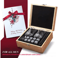 thumbnail image 3 of Aplicable a Whisky Vino Caja de regalo Piedra de hielo natural Copa de vino Caja de madera Adecuado para Whisky Stones Transfronterizos, 3 of 4