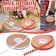 thumbnail image 1 of Cinta Con Forma De Corazón De Melocotón Para Decoración De Ramo, Cinta Con Alambre Para Manualidades, Envoltura De Regalos Y Decoración Para Árbol De Navidad, Roja, 8 Mm (1 Unidad) Rkxzt, 1 of 9