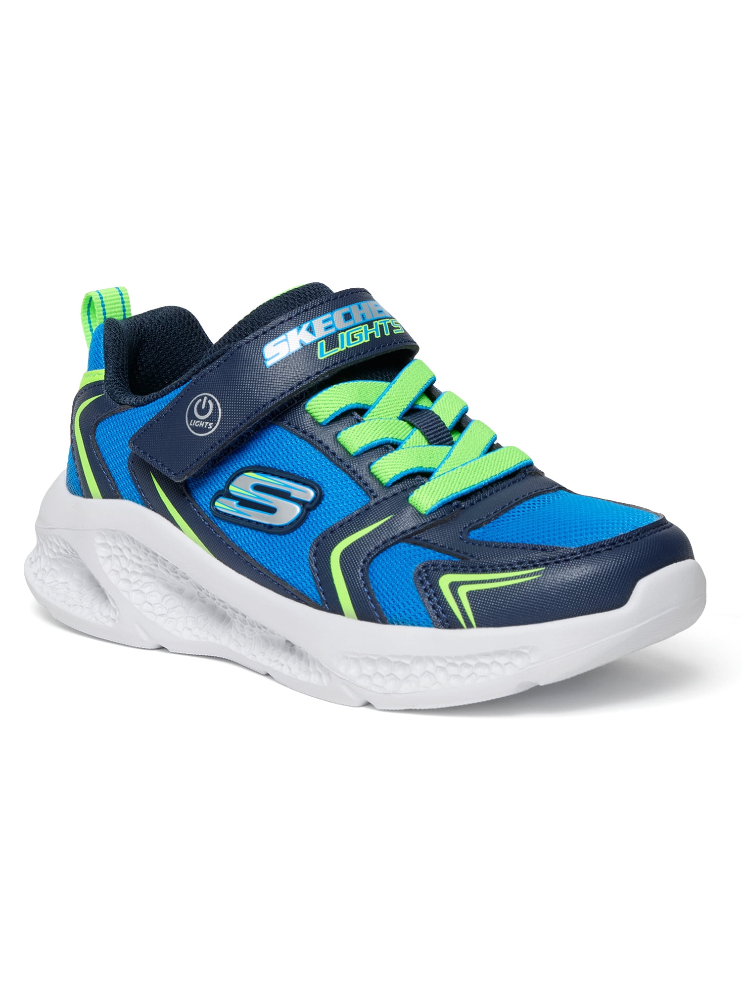 Skechers Boys Crater-Light Up Velcro Strap Sneakers