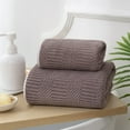 thumbnail image 2 of Xuniizn Bath Towel and Wash Cloths Set: 1xHand Towel, 1xBath Towel, polyester, Highly Absorbent & Fade Resistant, 2 of 7