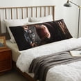 thumbnail image 4 of Balery Playful Baby Hippo Splash Funda Protectora para Almohada Corporal de Algodón Hipoalergénico con Cierre(55 x 21 pulgadas), Almohadas No Incluidas, 4 of 7