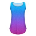 thumbnail image 5 of HAPIMO Women's Summer Tank Tops Casual Loose Fit Camis O-Neck Blouse Colorblock Stripe Print Tops Trendy Comfy Camisole Sleeveless Shirts for Girls Savings Purple, 5 of 5
