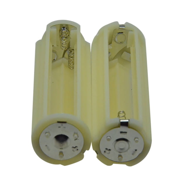 Portapilas de tamaño AA a C - Material ABS, 4,5 V CC, Adaptador de pilas en paralelo - para linternas y dispositivos electrónicos