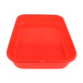 thumbnail image 1 of Bandeja de almacenamiento de zapatos de automóvil en la caja de almacenamiento del organizador del asiento Caja de artículos para soportes interiores Rojo, 1 of 8