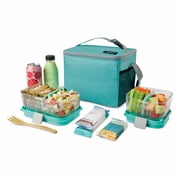 PackIt Freezable, Polycanvas Lunch Cooler Liner, 9 Can Capacity, Teal, A Practical Choice for School Lunches and Activities