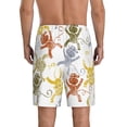 thumbnail image 3 of Kdxio Cartoon Monkey Print Mens Sleep Shorts Bottoms Soft Comfy Pajama Wear Pants with Drawstring Pockets, 3 of 7