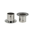 thumbnail image 5 of Arkzeo 2Pcs Stainless Steel Pipe Wardrobe Bracket Flange Rail Rod Pole Socket End Support Decor Stainless Steel 19-32mm Accessories 32mm, 5 of 8