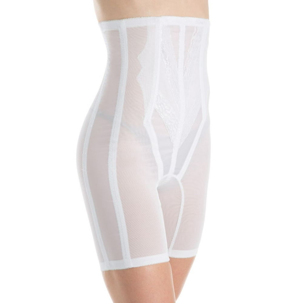 Rago 6210 High Waist Half Leg Shaper With Zipper