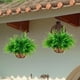 thumbnail image 4 of Maceta colgante para helechos artificiales de exterior con ganchos metálicos, plantas en maceta, patio, jardín, decoración de primavera y verano, 1 unidad, 4 of 6