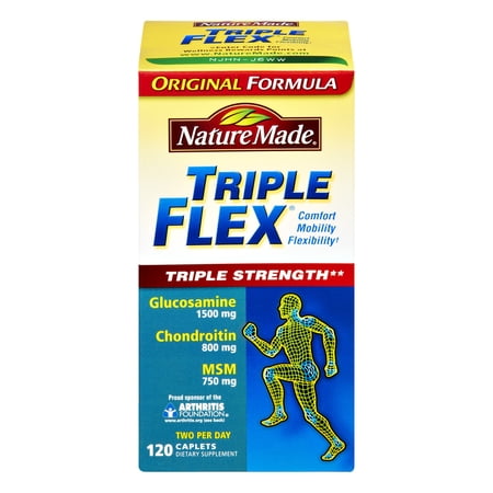 Nature Made Original Formula Triple Flex Triple Strength Dietary ...