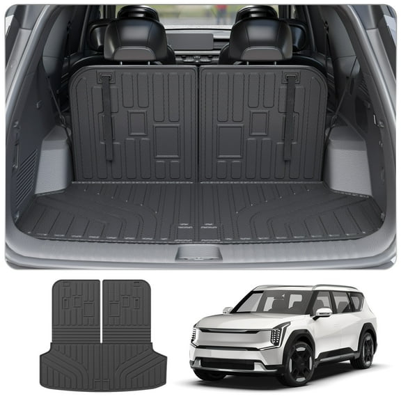 Cargo Mat For 2024 2025 Kia EV9 Trunk Mat 6&7 Seats Cargo Liner TPE All Weather Trunk Liner 2024 Accessories