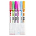 thumbnail image 1 of Ensemble de Surligneurs 5 ml Stylo de Prise de Notes Stylo à Double Tête Stylo au Design Classique Design Intelligent, Expérience d'Écriture Fluide Jolis Stylos pour Écrire, Journal, Dessin, Coloriage, Prise de Notes, Fournitures pour le Collège, 1 of 9