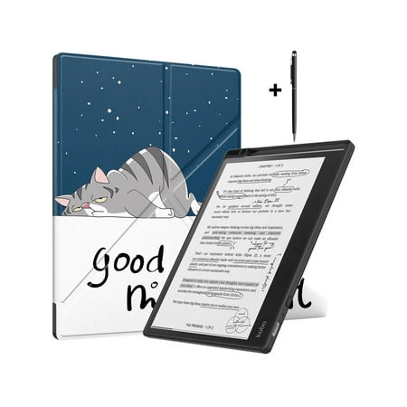 Slim Case for Kobo Elipsa 2E 10.3 inch 2023 - Premium Leather Case Protective Smart Folio Shell Cover with Pen Holder, Auto Wake/Sleep, Multi-Viewing Angles, Stylus Pen