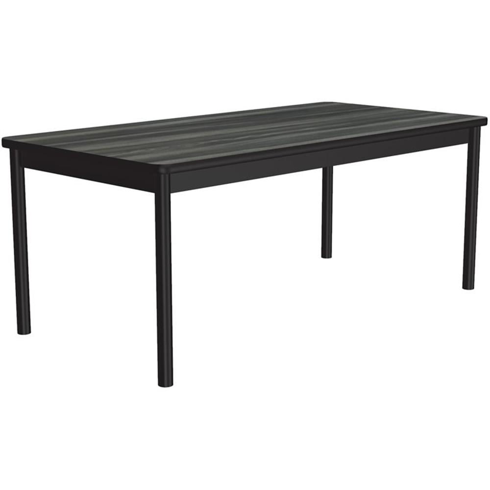 Correll 36 W x 72 D High Pressure Library Table in New England Driftwood