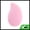 Pink, variant on Unique Bargains 1 Pc Mango Face Makeup Sponge for Bedrooms Green