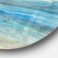 thumbnail image 3 of DESIGN ART Designart 'Ocean Mineral Waves' Nautical & Coastal Metal Circle Wall Art, 3 of 5