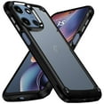 thumbnail image 4 of Military Grade Tough Shield Snap-on Transparent Case for Motorola Moto G 2025 - Black, 4 of 4