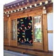 thumbnail image 2 of XMXT Japanese Noren Doorway Room Divider Curtain,Fun Colored Lights Print Restaurant Closet Door Entrance Kitchen Curtains, 34 x 56 inches, 2 of 7