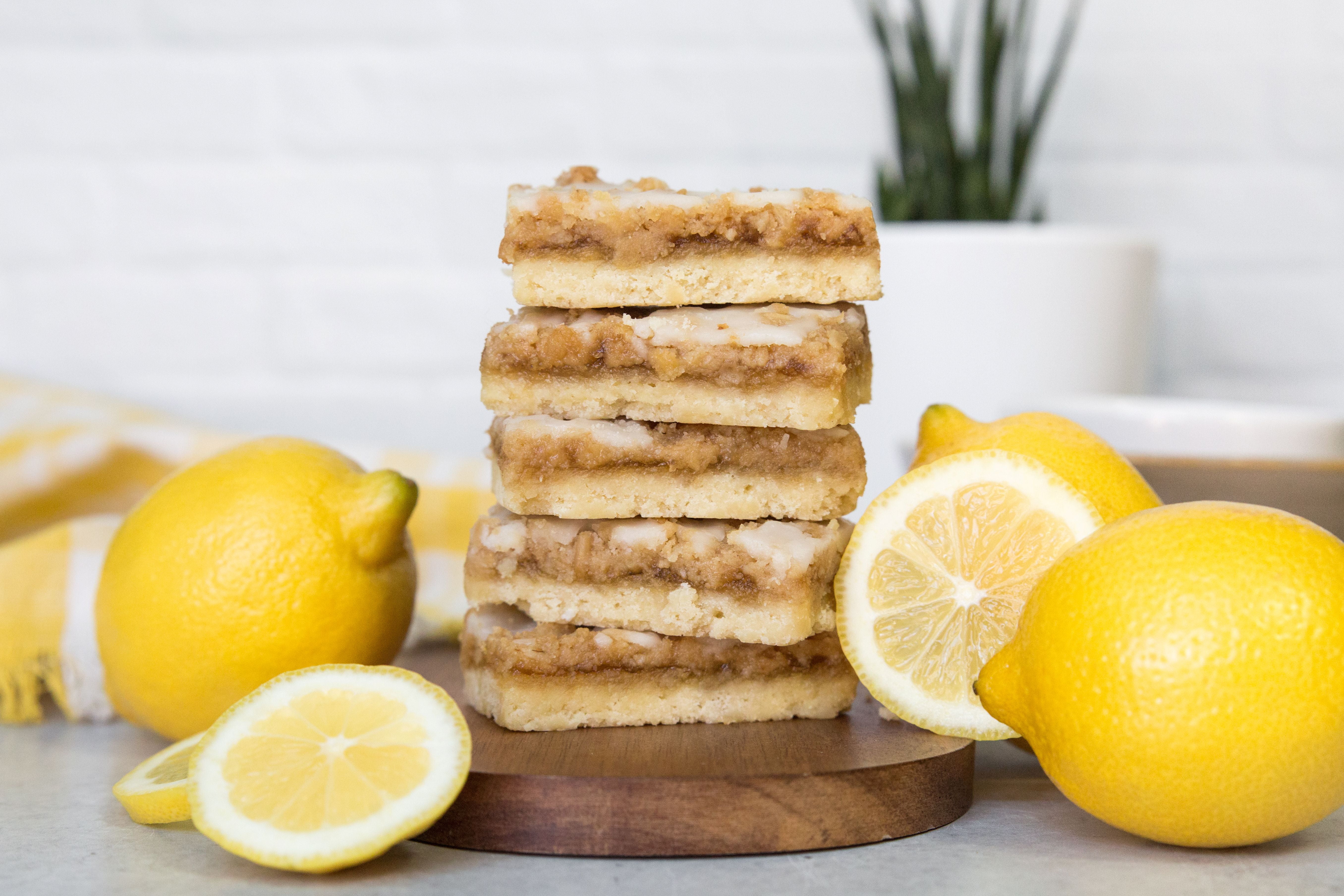 Lemon Crumble Dessert Bars - 24ct (1.5oz Bars), Gluten-Free